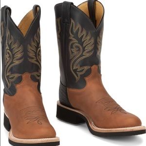 Justins Paluxy Brown 11" tall Men Tekno Crepe boot